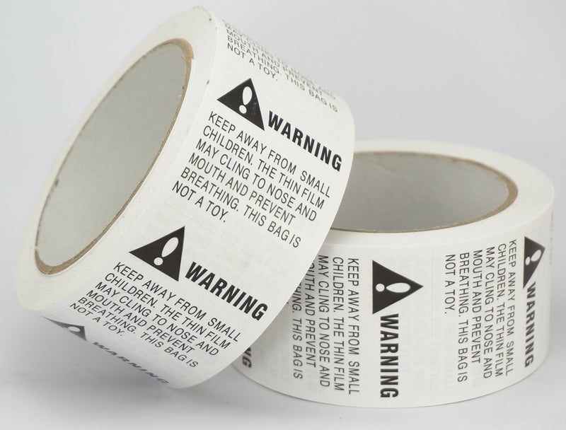 BETCKEY 4 Rolls/2000 Labels,Suffocation Warning,Keep Away from Small Children,2" X 2" Removable Label Stickers - Image 3